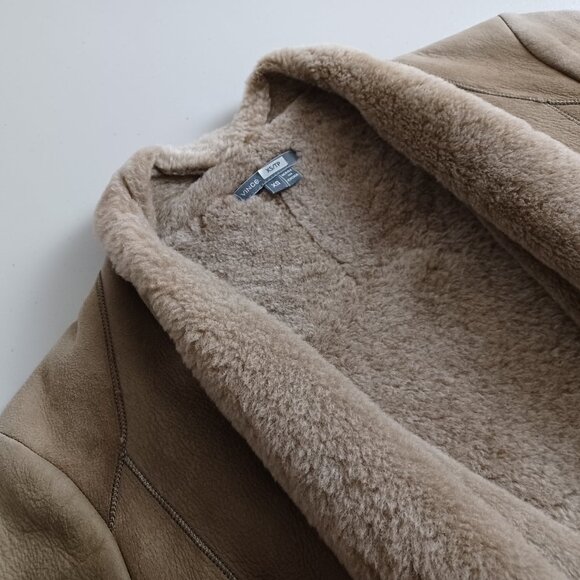 Vince Spanish Merino Shearling Jacket - Picture 4 of 16